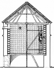 plan de coupe du colombier